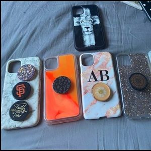 iPhone 11 cases and pop it sockets